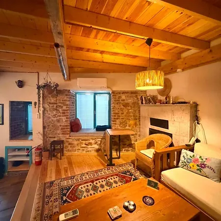 Prázdninový dům Restored Greek Stone House In Historic Ayvalı